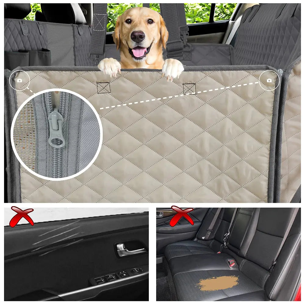 PETRAVEL Dog Car Waterproof Seat Cover